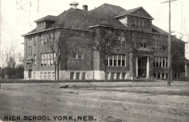 York Nebraska NE High School Early View Dirt Road - £8.40 GBP