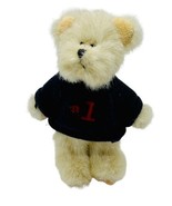 Boyds Bears Mini Thinkin Of Ya #1 Navy Sweater Message Bear Head Bean Co... - £27.03 GBP