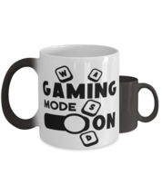 Gaming mode on ,  Heat Sensitive Color Changing Coffee Mug, Magic Coffee... - £19.95 GBP