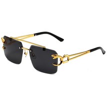 New Retro Rimless gles For Men Steam Outdoor Cycling gles Women  Fashion Gles Vi - £83.26 GBP