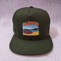  Pappy&#39;s Oceanside Snapback Hat Ballcap Cap Dark Green Golden State Surf... - $16.88