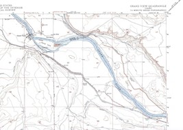 Grande View Quadrangle Idaho 1947 USGS Topo Map 7.5 Minute Topographic - $23.99