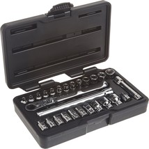 27 Pc. 1/4 Drive 6 Pt. Pass-Thru? Mechanics Tool Set, Standard Sae/Metric - - £46.98 GBP