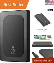 1TB External HDD - Fast, Portable, and Compatible with All Devices - $84.99