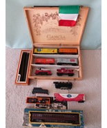 Vintage 1955 Rivarossi HO Model Train Set &amp; empty Italian Wine Box - €235,88 EUR