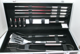 Authentic Limited Edition Morgan Stanley 13 Piece Stainless Steel Barbec... - $94.99