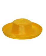 JS1003 Yellow - Church Hat Women PP Plain Church Hat Dress Hat - $29.99