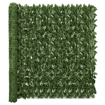 Outdoor Indoor Balcony Privacy Screen With Green Leaves Shade Protection... - £44.20 GBP+