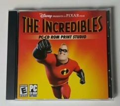 The Incredibles Print Studio PC CD ROM Disney Pixar - $6.79