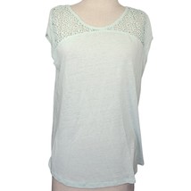 Mint Green Lace Shirt Size Medium  - $24.75
