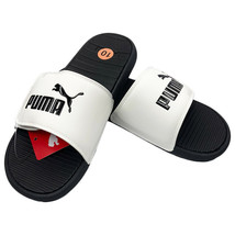 Nwt Puma Msrp $51.99 Cool Cat V Sport Men&#39;s White Slip On Slides Sandals Size 10 - £20.90 GBP