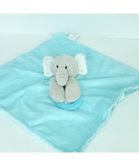 Forever Plush Lovey Elephant Blue Grey Baby Security Blanket Teether 13&quot;... - £17.34 GBP