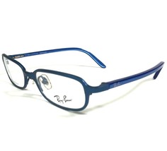 Ray-Ban RB1017T 3033 Kids Eyeglasses Frames Matte Blue Oval Round 44-15-125 - £43.65 GBP