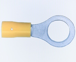 2 Yellow Per Insulated Crimp Ring Terminals. Size 12-10, 5.5-8 - £2.36 GBP