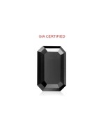 Loose Black Diamond GIA Certified Emerald Shape AAA Quality Available Fr... - £568.10 GBP