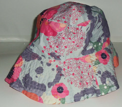 NWT Sun Lily REVERSIBLE FLORAL / PINK SUN HAT / BUCKET HAT W/ MESH STOW ... - £14.94 GBP