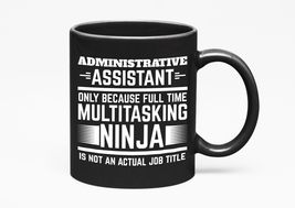 Make Your Mark Design Multitasking Ninja. Cool, Black 11oz Ceramic Mug - £17.20 GBP+
