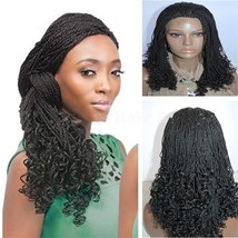 Salon 18 Inch Micro Twist Straight Crochet Hair Curly Ends Wig For Black Women - $87.00