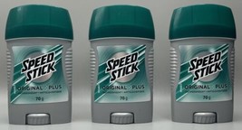 Lot of 3 Speed Stick Antiperspirant - Original Plus 70g, NEW - $10.99