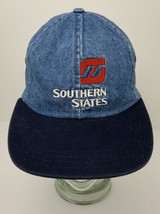 Vintage Denim Hat Southern States Seed Feed Embroidered Snapback Cap Far... - $39.55