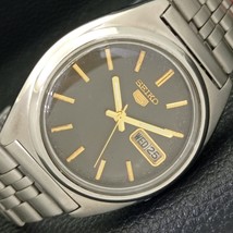 VINTAGE SEIKO 5 AUTOMATIC 7009A JAPAN MENS ORIGINAL DIAL WATCH a433934-1 - $46.99