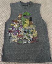 Rugrats Gray Tank Top TV Show Cartoon Movie 90’s Chuckie Angelica Tommy ... - $8.98