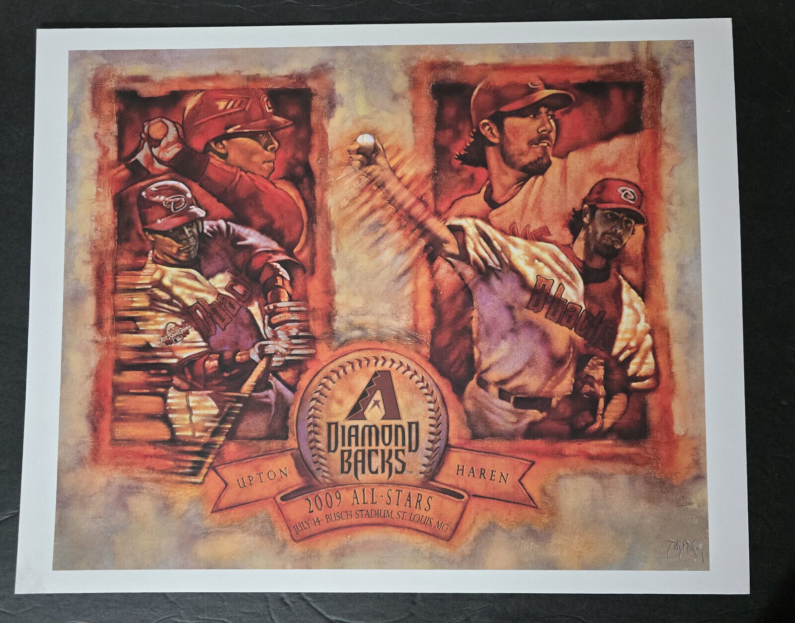 Arizona Diamondbacks 2009 MLB All-Star Justin Upton & Dan Haren 16" x 20" Poster - $14.99