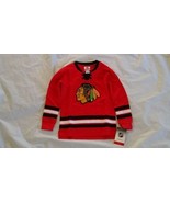 NHL Kid&#39;s Chicago Blackhawks Long Sleeve Red Sweatshirt Size L-7 - £25.56 GBP