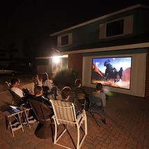 Portable Anti-Light Outdoor Projector Screen - £20.76 GBP