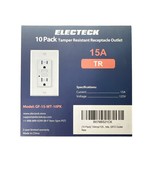 Electeck 10 Pack GFCI Outlet - $89.75