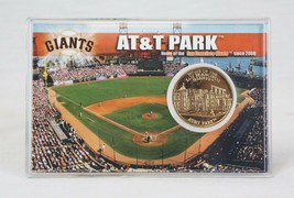 San Francisco Giants AT&amp;T Park Highland Mint MLB 24K Gold Overlay Coin - £19.66 GBP