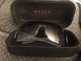 Ralph Lauren 7592/S Brown Shield Oversized Sunglasses 99-01 115 w Case - £13.71 GBP