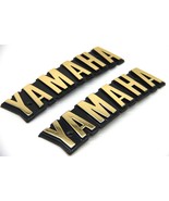 fits Yamaha RX115 Fuel Tank emblem Set Gold - £32.57 GBP