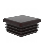 Fifty 1.25&#39;&#39;x1.25&#39;&#39; OD Square Ribbed Tubing Plug Insert Glide End Caps 1... - $33.66