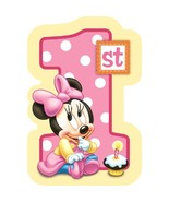 Disney Minnie Mouse 1st First Birthday Save The Date Party Invitations 8... - €5,87 EUR