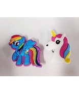 Pony and Unicorn Shoe Charms Super Cute Multicolor Great Fashion Accessory - £4.74 GBP
