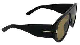 Oversized Retro Aviator Sunglasses Black/Yellow US Men/Women 70's Classic Design image 4