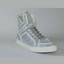Men High Top Shoes By FIESSO AURELIO GARCIA ,Fancy Rhine stones 2402 White image 2