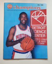 Detroit Pistons 1989 Champions Yearbook - Exhibition Game for Science Center - £14.79 GBP