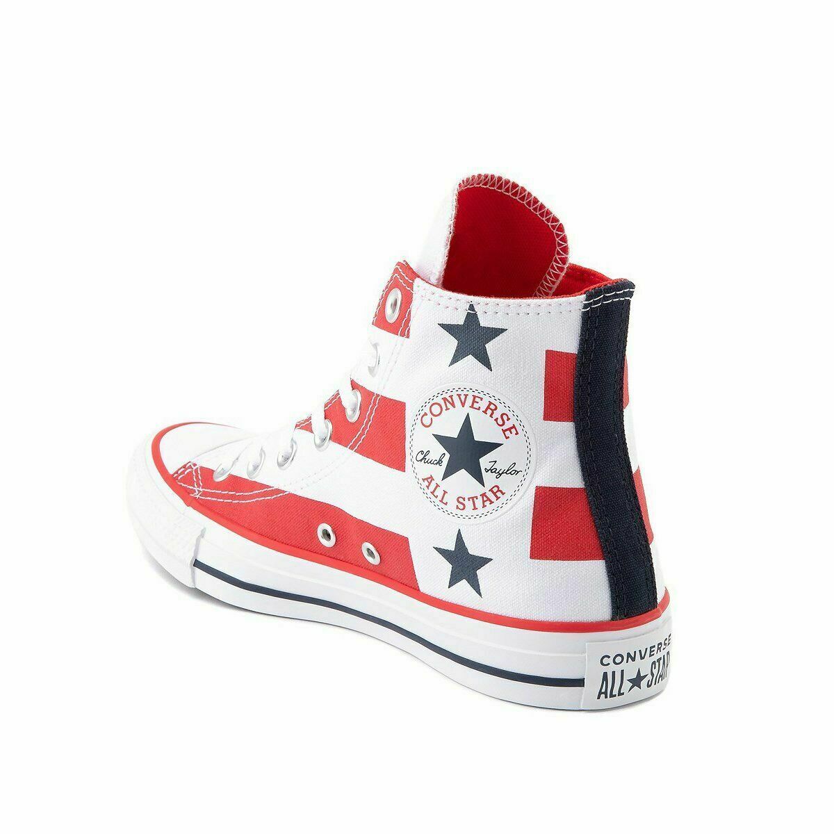 Converse All Star Chuck Taylor High Top Canvas Stars & Stripes Men 8 USA NEW Box Item image 3