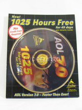 AOL Version 7.0 Install CD 1025 Hours Free Factory Sealed Vintage 2001 - £8.43 GBP
