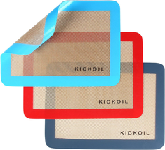 Small Silicone Baking Mats Quarter Sheet Non Stick Reusable Silicone Ove... - $13.33