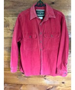 VTG Field &amp; Stream Shirt Men L Red Chamois Flannel Thick Button Up Long ... - $532.43 MXN