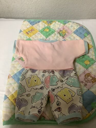 RARE Vintage Cabbage Patch Kid Kitty Pants And Matching Top KT Factory 1987 - $165.00
