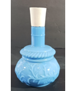Vintage 1970&#39;s PERFUME BOTTLE OIL LAMP BLUE Empty AVON 5.5 in - $10.68 CAD