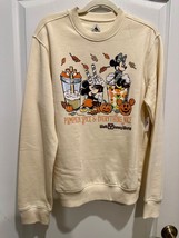 Disney Parks WDW Halloween Pumpkin Spice &amp; Everything Nice Sweatshirt S ... - $63.35