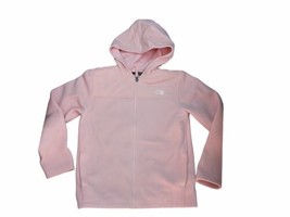 The North Face Girls Full Zip Fleece Jacket Size Large Pink GREAT CONDIT... - £13.14 GBP