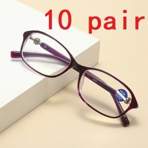 10 Pairs Oval Frame Reading Glasses Lightweight Classic Readers for Wome... - £17.03 GBP