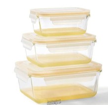 Phantom Chef Nestable Food Storage Containers Yellow - £34.08 GBP