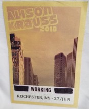 ALISON KRAUSS - 2018 ORIGINAL CONCERT TOUR CLOTH BACKSTAGE PASS ***LAST ... - £7.96 GBP